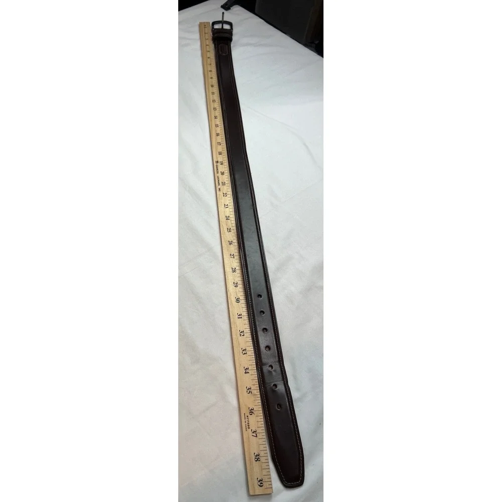 Columbia leather belt
